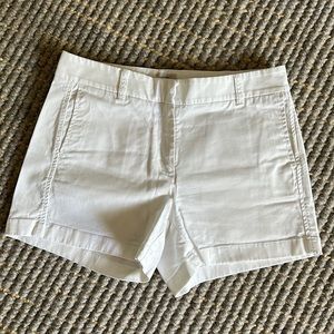 JCrew white shorts